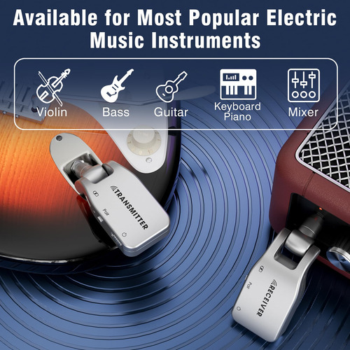 Sistema Inalámbrico De Guitarra 2.4 Ghz Marca Sin Modelo