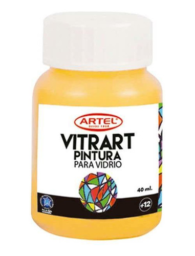 Fco 40ml Vitrart Profesional Amarillo 75