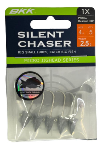 Micro Jighead Bkk Silent Chaser 5 Unidades
