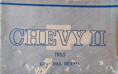 Manual Del Propietario Chevy 2 -- 1965 (aa174