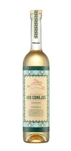 Caja De 6 Mezcal 400 Conejos Reposado 750 Ml