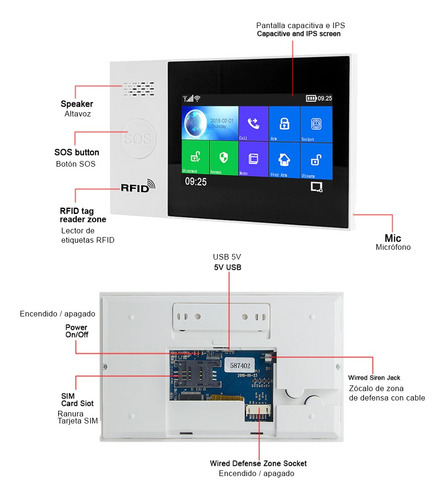Sistema De Seguridad Inteligente Hogar Wi-fi Tuya App