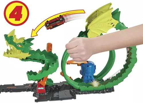 Pista Hot Wheels City Conjunto Ataque Da Cobra - Mattel - Pistas