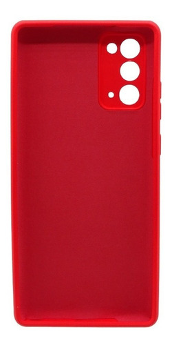 Carcasa Para Samsung Note 20 Silicona + Lamina De Hidrogel
