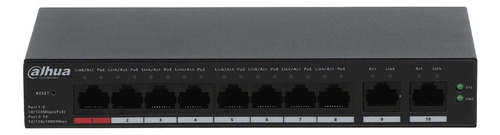 Dahua Cs4010-8et-110, Switch Cloud Con Poe De 8 Puertos