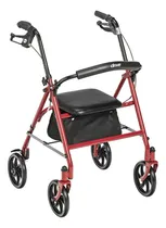 Comprar Andador Ortopedico Plegable C\u002Fruedas Frenos Asientos Canasto
