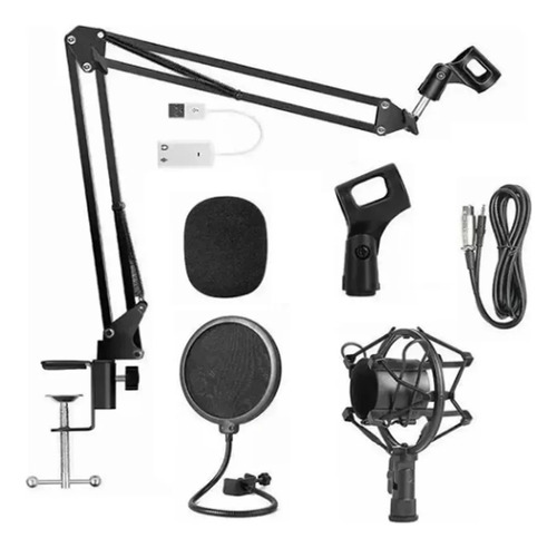 Soporte Brazo Micrófono Ajustable Sonido Profesional Kits