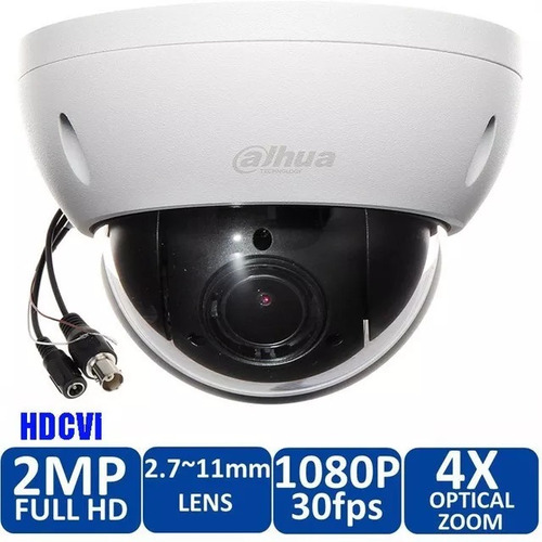 Kit 2camara Mini Domo Ptz Dahua Sd22204igc 1080p 4x Exterior