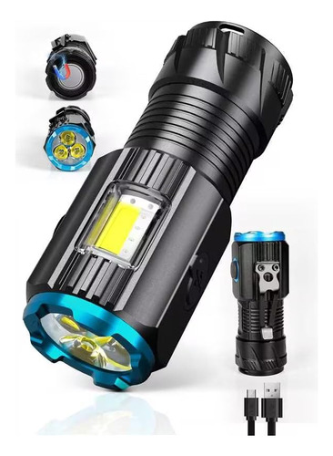 Lexall Linterna Pequena, 1200 Lumenes Altos, Linterna Led Co