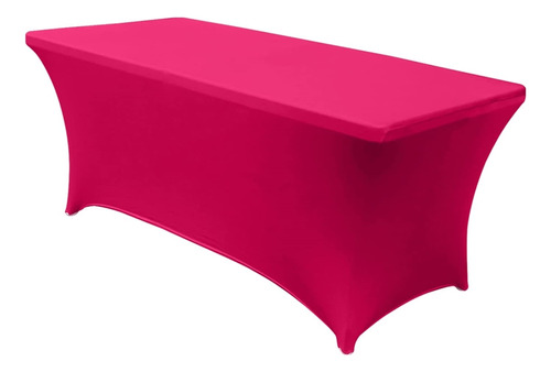 Mantel De Poliéster Rectangular Magenta 183 Cm X 75 Cm