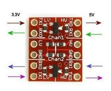 Convertidor De Nivel De Voltaje 5v-3,3v, Arduino, Pic, Arm,