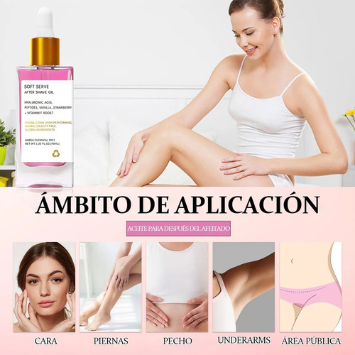 Aceite Para Después Del Afeitado Con Fresa Y Vainilla