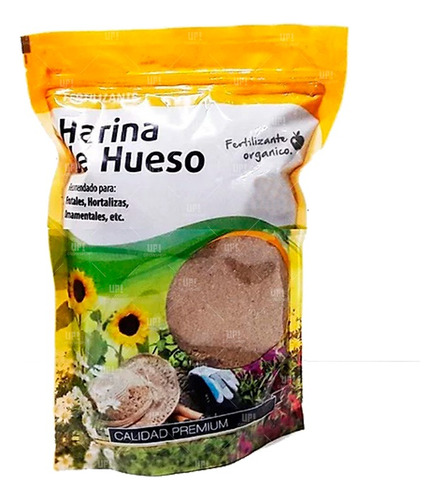 Harina De Hueso Fertilizante Orgánico 500gr Growshop Up