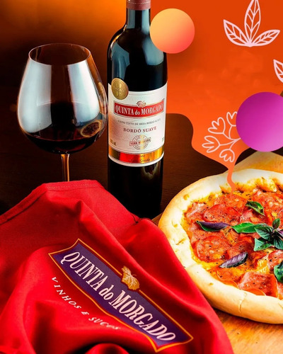 Imagem 2 de 2 de Vinho Tinto Mesa Bordô Suave Quinta Do Morgado 750ml