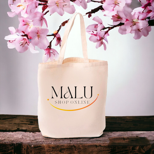 40 Bolsas Sacolas Algodão Ecobag Personalizada C/ Logo 20x30