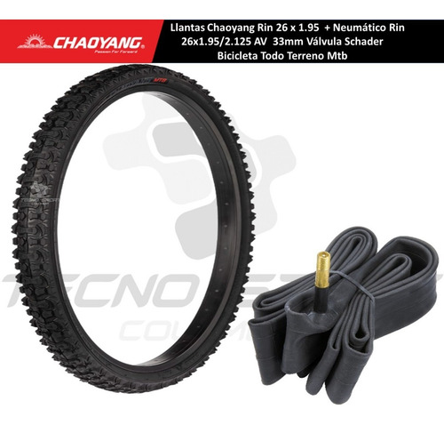 Imagen 4 de 7 de Combo Llanta Chaoyang Rin 26 + Neumático Todo Terreno Mtb