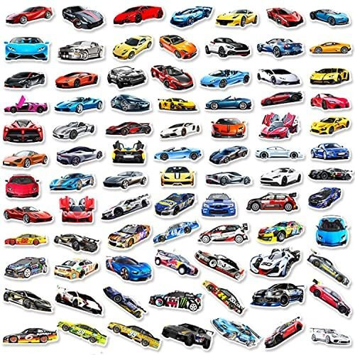Pegatinas De Cola De Moda, 50 Pcs Vinyl Waterproof M8pjy