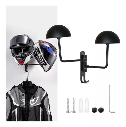 Soporte Casco Motocicleta Pared Colgador Casco Motocicleta