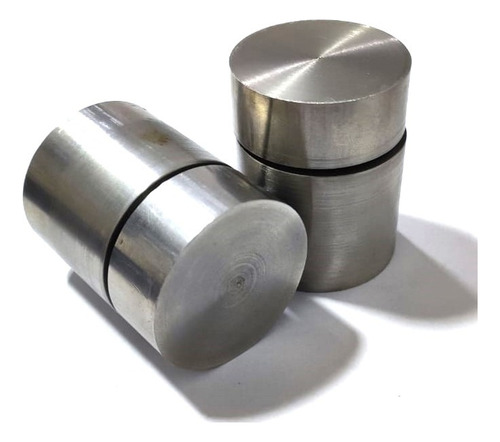 Jgo De 2 Pzs Tejuelo Fabricado En Inoxidable De 2pg