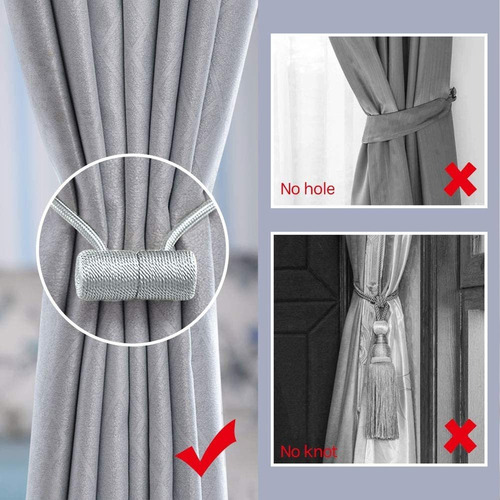 6 Estantes Magnéticos Para Cortinas