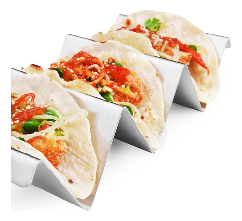 Paquete De 4 Soportes For Tacos - Bandeja Con Soporte