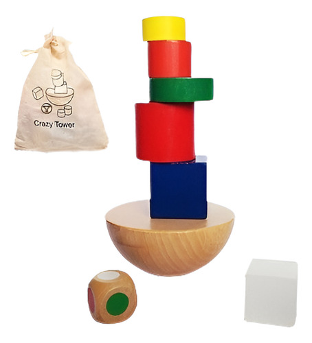 Colorida Madera Equilibrio Juego Bloques Educativos Niños Ju