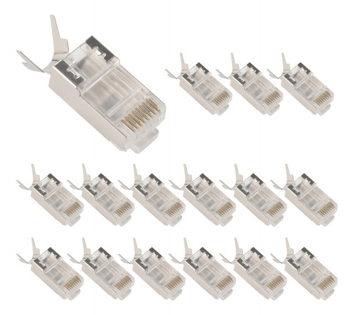 Enchufe De Cable Ethernet Modular Cat7 8p8c Con Conector Rj4