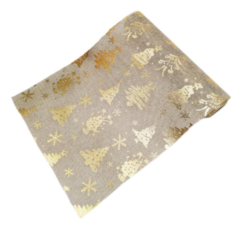 De Mesa Con Estampado De Árbol De Navidad, De
