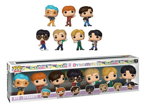 Bts - Bts Dynamite Exclusive Pop! Figura De Vinilo 7 Unidad.