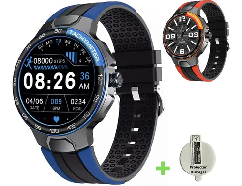 Imagen 1 de 8 de Reloj Smartwatch E15 Hombremujer Sumergible Para Android Ios