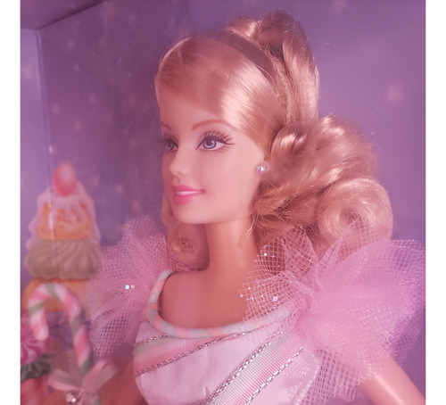 Barbie Peppermint Candy Cane Ballet Cascanueces (Usado)
