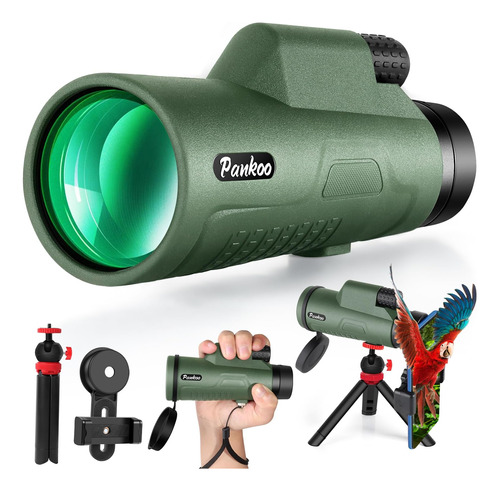 Telescopio Monocular 12x50 Hd Para Adultos Con Adaptador De 