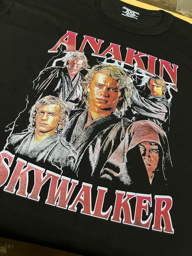 Remeras 100% Algodón Anakin Skywalker Star Wars Tematicas Kl