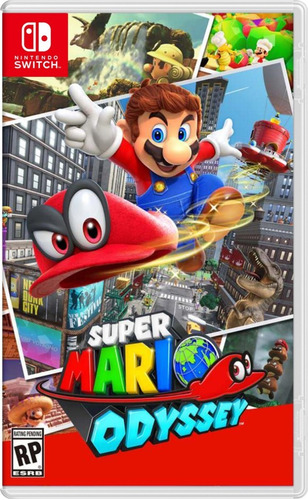 Imagen 1 de 4 de Super Mario Odyssey Nintendo Switch Juego Físico Nuevo!!!