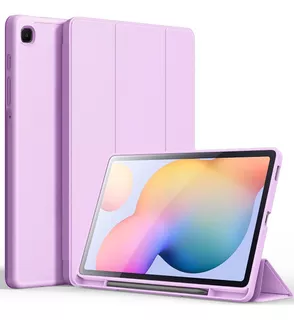 Case Para Galaxy Tab S6 Lite P613 P619 C/ Portalápiz Rosado