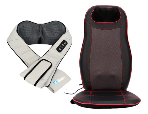 Asiento Masaj Portatil Auto Shiatsu Respaldo+cuello Cervical