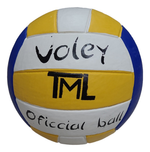 Pelota Balon De Voley Beach Volley Tricolor Cuero Sintético
