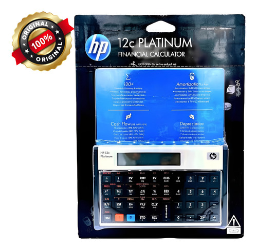 Calculadora Hp Platinum 12c Lacrada E Original