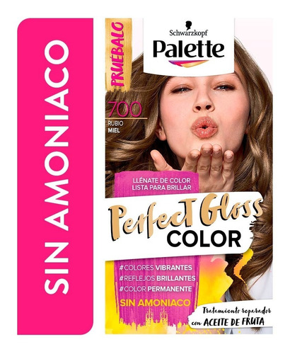 Tinte Palette Perfect Gloss Kit 700 Rubio Miel (2356447)