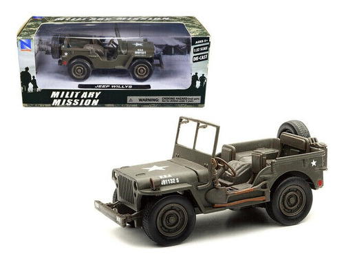 Jeep Willys New Ray Classic Armour - Escala 1:32