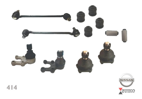 Kit Rotulas Barras Y Bujes Horqulla Nissan Pick Up 4x2 79-80