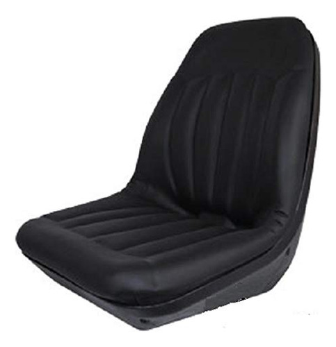 Funda Para Asiento Plato Moldeado Respaldo Alto Color Negro