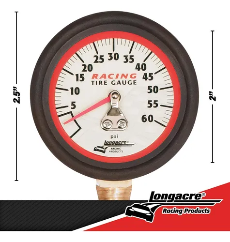 Medidor De Presión De Neumáticos Longacre 50417 0-60 Psi Ana