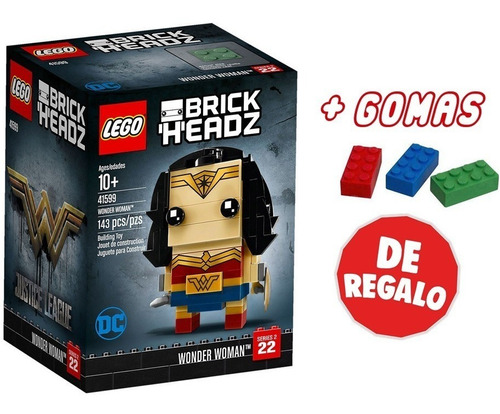 Lego Brickheadz: Mujer Maravilla + Regalo