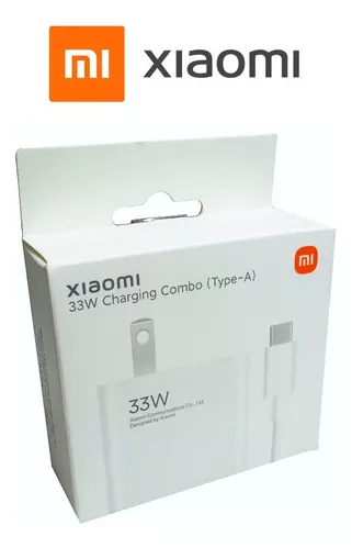 Cargador Xiaomi Carga Rápida 33w 12 LITE XIAOMI