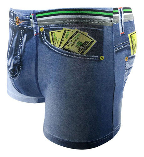 Shorts De Algodão 3d Para Homens Denim Jeans Casual