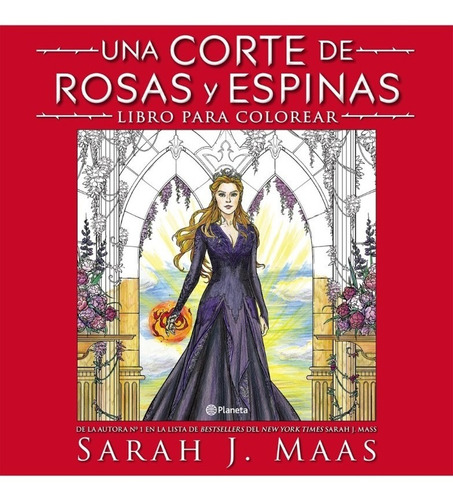 Imagen 1 de 1 de Una Corte De Rosas Y Espinas. Libro Colorear - Sarah J. Maas
