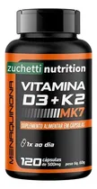 Comprar Vitamina D3 K2 Mk7 D3 2000 Ui K2mk7 - 120 Cápsulas