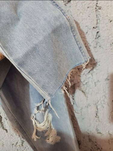 Jeans De Mezclilla H&m High Waist Talla 12 (Usado)