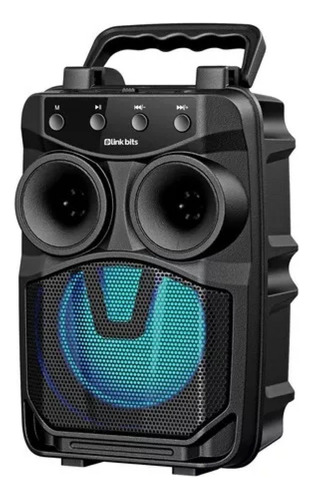 Bocina 4 Pulgadas Link Bits Sa417t Bluetooth Usb Radio Color Negro